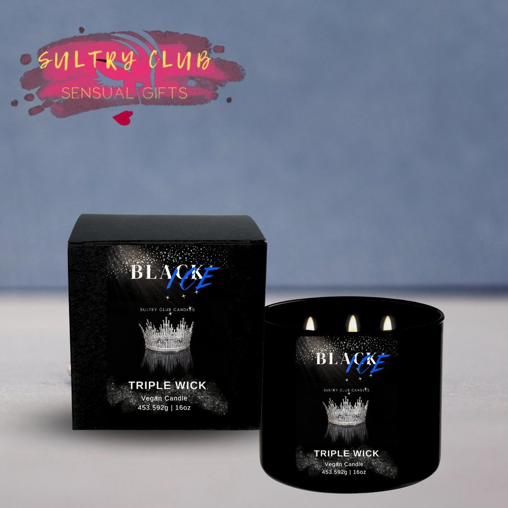 Black Ice Triple Wick Candle